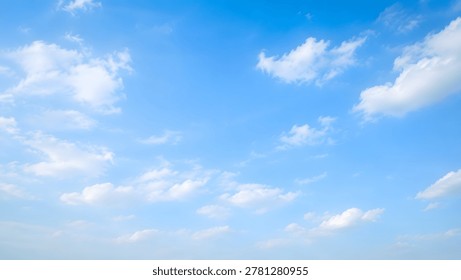 Wispy cirrus clouds stretch elegantly over a vast, serene azure sky. Providing a feeling of infinite calm and clarity, this minimalist atmospheric backdrop is incredibly versatile for peaceful meditation and wellness designs.