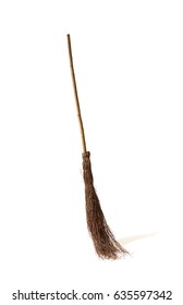 Witch Broom On White
