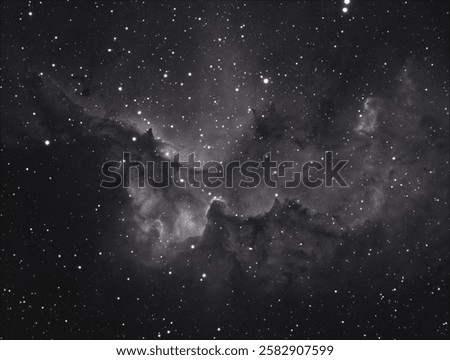 Witch head nebula in Hydrogen Alpha