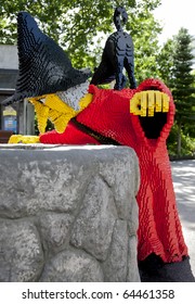 Witch Made Of Lego Bricks In Legoland, Billund