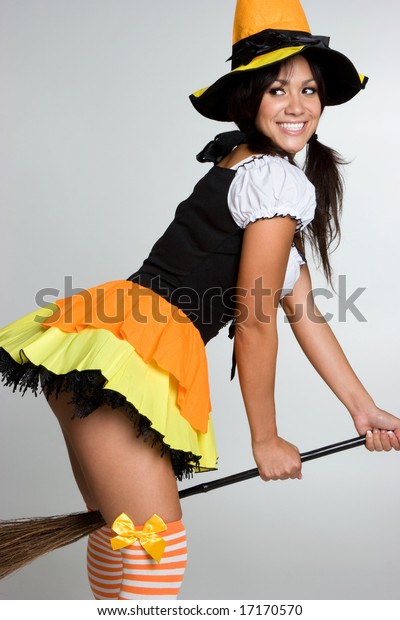 dito of witch riding broom