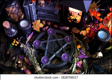 Witchcraft, Halloween & Samhain vibes - Shutterstock ID 1828708517