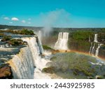 Witness the breathtaking power of nature at Iguazu Falls, where cascading waters create a mesmerizing spectacle