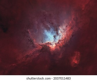 Der Zaubernebel oder NGC 7380 im Sternbild Cepheus