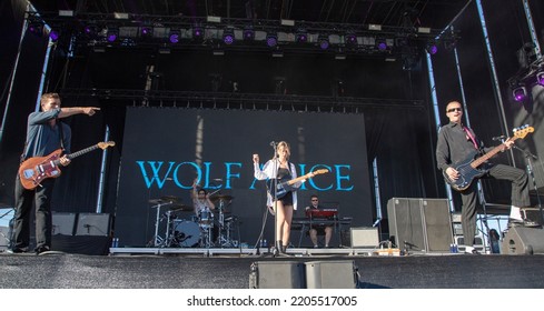 Wolf Alice Performs In Concert At Andalucia Big Festival By Mad Cool Festival On September 8, 2022 In Malaga, Spain