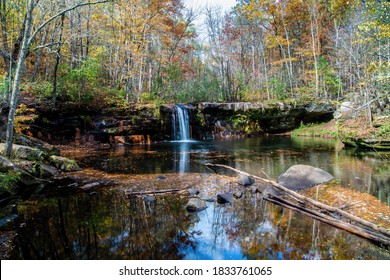 Wolf Creek Falls On The Kettle River In Banning State Park, Sandstone, Minnesota, MN USA.