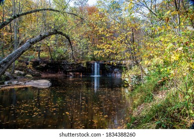 Wolf Creek Falls On Kettle River At Banning State Park, Sandstone, Minnesota USA.