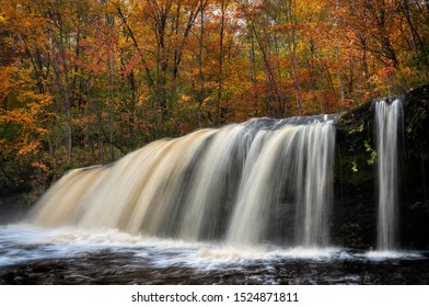 Wolf Creek Waterfall On The Kettle River