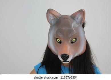 Wolf Mask On Person