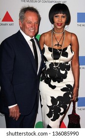 Wolfgang Puck And Wife Gelila Assefa At The MOCA Gala, MOCA Grand Avenue, Los Angeles, CA 04-20-13