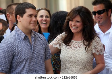 Wolfgang Van Halen, Valerie Bertinelli At The Valerie Bertinelli Star On The Hollywood Walk Of Fame Ceremony, Hollywood, CA 08-22-12