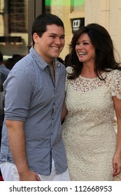 Wolfgang Van Halen, Valerie Bertinelli At The Valerie Bertinelli Star On The Hollywood Walk Of Fame Ceremony, Hollywood, CA 08-22-12