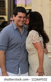 Wolfgang Van Halen, Valerie Bertinelli At The Valerie Bertinelli Star On The Hollywood Walk Of Fame Ceremony, Hollywood, CA 08-22-12