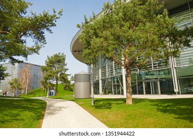 WOLFSBURG, GERMANY - March 22, 2019: Delivery Room For New Cars In 