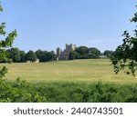 Wollaton Hall from a distance.