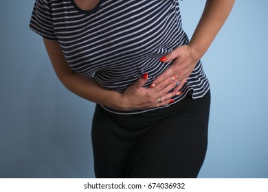 Woman Abdominal Pain