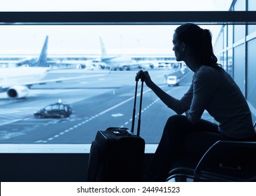 Woman In The Airport