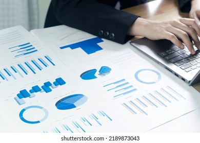 Woman Arm Holding Silver Pen Point In Marketing Financial Graph Solving. Situation Examination At Board Council Sale Adviser Job Stock Exchange Market Profit.