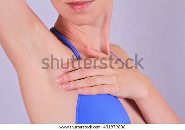 Woman Armpit Waxing Laser Hair Removal Stock Photo Edit Now