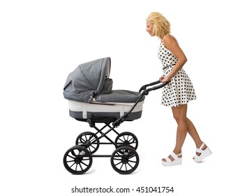 Woman With  The Baby Carriage