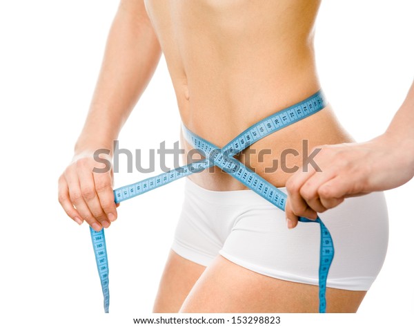 Woman Beautiful Body Measurement Type After Stock Photo Edit