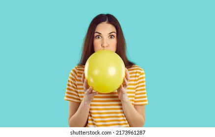 1,990 Woman Blow Up Balloon Images, Stock Photos & Vectors | Shutterstock