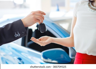 Woman Buying A Car, Sale