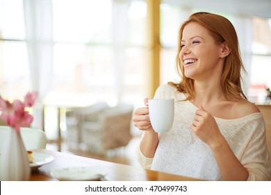 Woman At Cafe