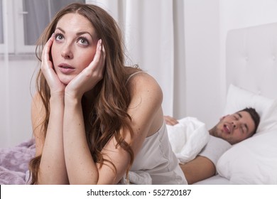 Woman Can Not Sleep Due To Her Snoring Partner