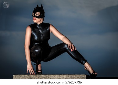 Woman In Cat Costume