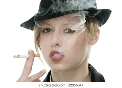 Woman Cigarette Mouth Stock Photo 12356347 | Shutterstock