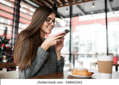 Woman Coffee Phone