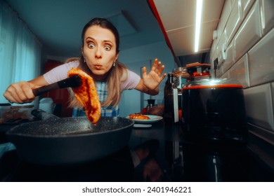 
Woman Cooking a Stake in a Pan at home in the Kitchen. Home cook preparing a poultry meal in a skillet
 - Powered by Shutterstock