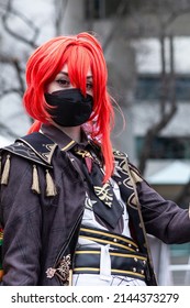 Woman In Cosplay Attending 60th Japanese Street Festival In Washington, DC On April 9, 2022.