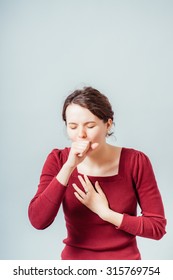 Woman Coughing