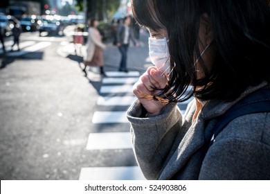 Woman Coughing