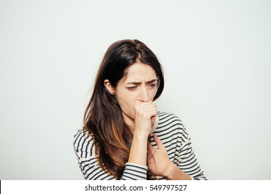 Woman Coughing