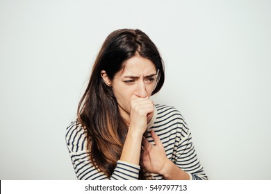 Woman Coughing