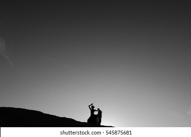 Woman Dancer Silhouette 