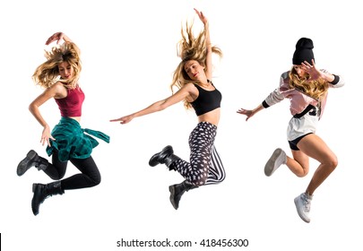 Woman Dancing Street Dance