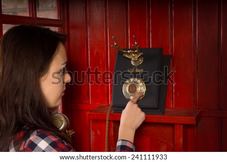 Similar – Image, Stock Photo red telephone box in England London