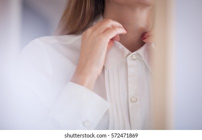 Woman Dressing Fancy Shirt 