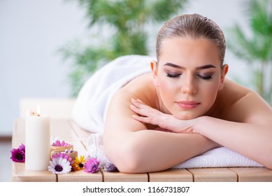 Woman During Massage Session Spa Stock Photo 1166731807 Shutterst