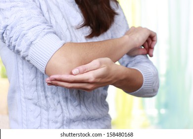 Woman With Elbow Complaints