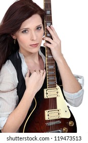 Woman With An Electric Guitar