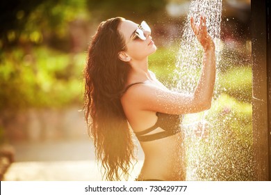 Showering Outside High Res Stock Images Shutterstock