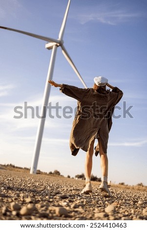 Similar – Image, Stock Photo wind power Technology