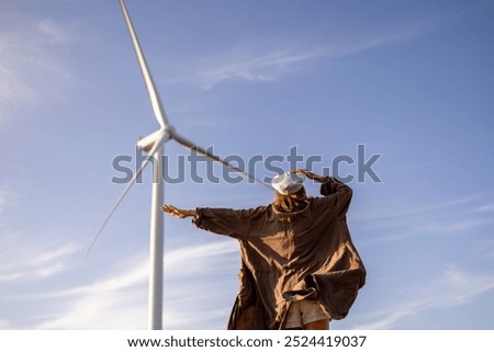 Similar – Image, Stock Photo wind power Technology