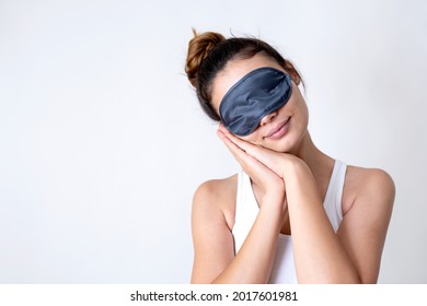 Woman With Eye Mask Sleeping