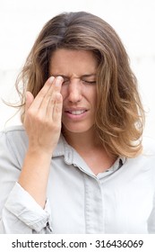 Woman With Eye Pain